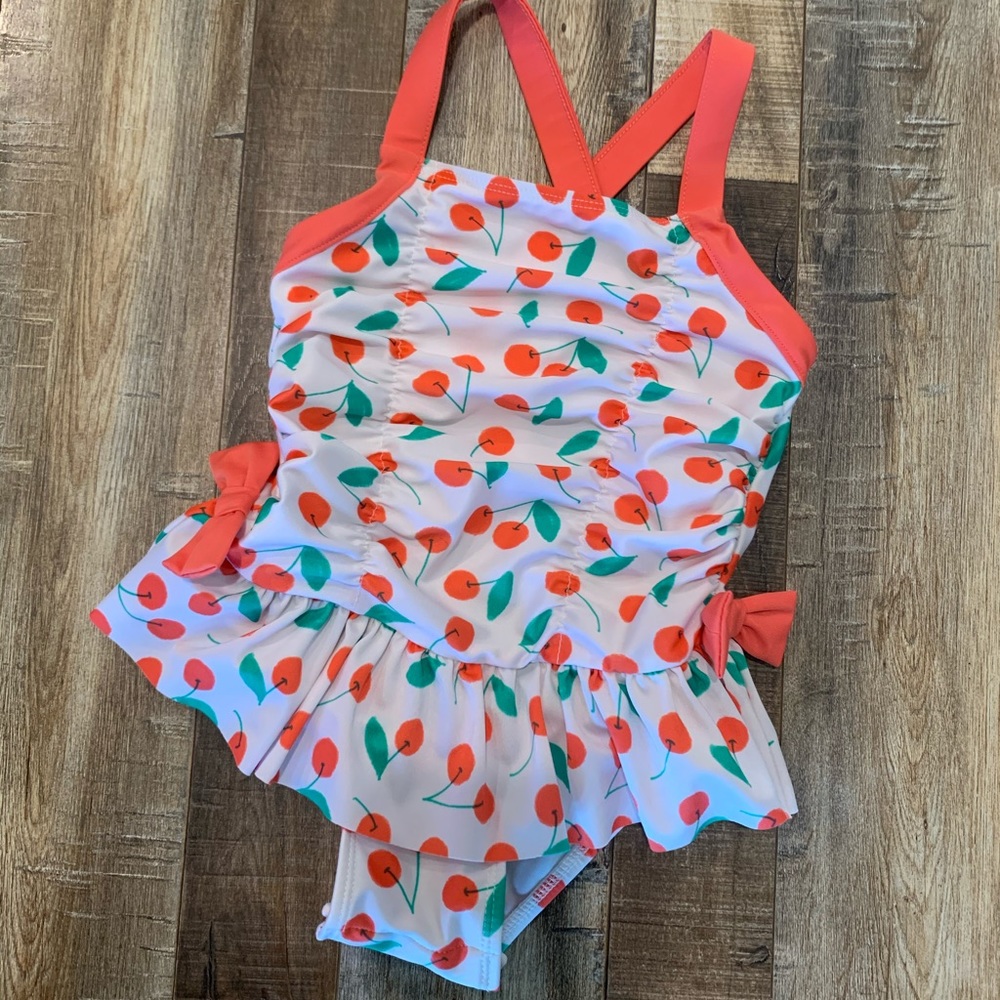 Toddler girls cherry swimsuit